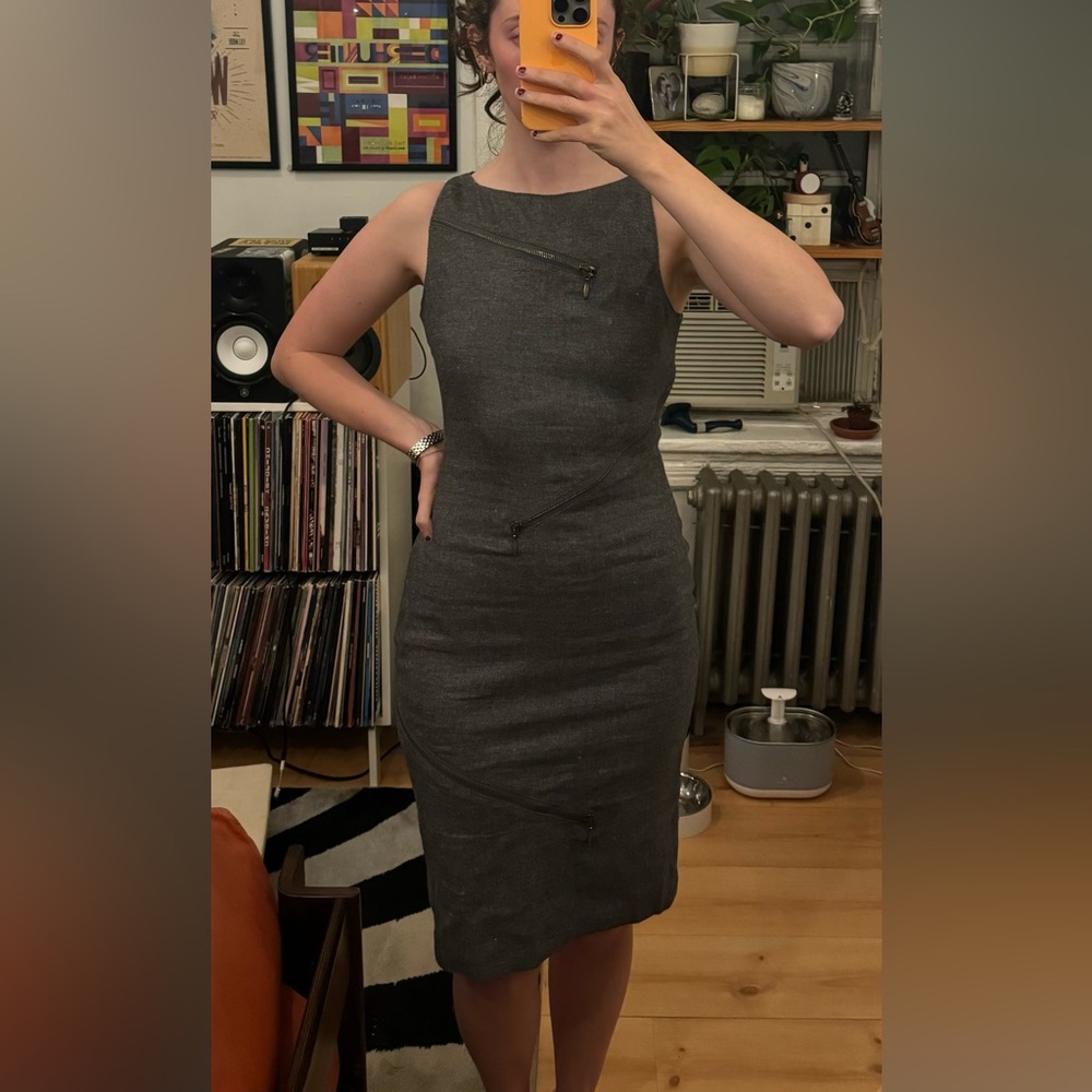 McQueen Zip dress